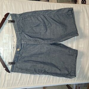 GANT RUGGER pleated front cotton shorts sz 34 waist